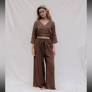 INDIGO LUNA | Flow Pants in Chestnut M/L